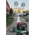 Hydraulischer Mast LED-Lichtturm Mobiler Hochwasserlichtturm im Freien Preis FZM-400A